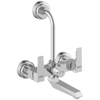 LV-2020 Wall Mixer 2 In 1 With Connecting Legs With Wall Flange