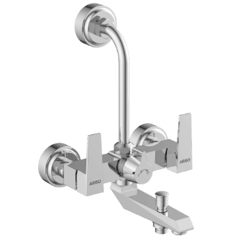 LV-2022 Wall Mixer 3 In 1 With Connecting Legs With Wall Flange