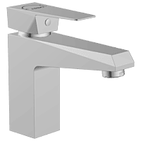 LV-2027 Single Lever Basin Mixer With Braided Hoses (Table Mounted Model)