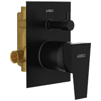 LV-MB-2052 High Flow Diverter Body With Upper Part Set (Matt Black)