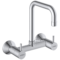 LX-1314 Sink Mixer With Swinging Spout With Connecting Legs With Wall Flange (Wall Mounted Model)