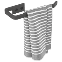 LY-MB-04 Nepkin Ring (Matt Black)