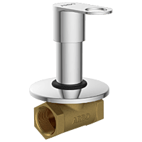 NE-1624 Concealed Stop Cock 20mm Body With Upper Part Set