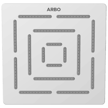 OS-205 S.S. 304 Maze Overhead Shower 6" x 6" Inch