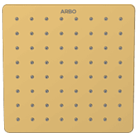 OS-GG-209 Rainfall Overhead Shower 6" x 6" Inch (Glossy Gold) SUS 304