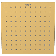 OS-GG-210 Rainfall Overhead Shower 8" x 8" Inch (Glossy Gold) SUS 304