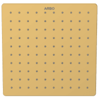 OS-GG-210 Rainfall Overhead Shower 8" x 8" Inch (Glossy Gold) SUS 304