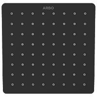 OS-MB-209 Rainfall Overhead Shower 6" x 6" Inch (Matt Black) SUS 304