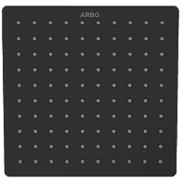 OS-MB-210 Rainfall Overhead Shower 8" x 8" Inch (Matt Black) SUS 304