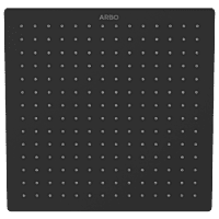 OS-MB-211 S.S. 304 Rainfall Overhead Shower 12" x 12" Inch (Matt Black)