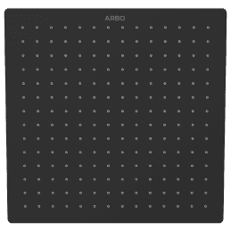 OS-MB-211 S.S. 304 Rainfall Overhead Shower 12" x 12" Inch (Matt Black)