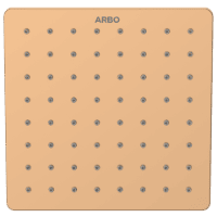 OS-RG-209 Rainfall Overhead Shower 6" x 6" Inch (Rose Gold) SUS 304