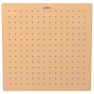 OS-RG-211 S.S. 304 Rainfall Overhead Shower 12" x 12" Inch (Rose Gold)