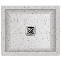 QS-05 Single Bowl Kitchen Sink 16" x 18" x 9" Inch Quartz Snow Sand