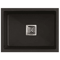 QS-35 Single Bowl Kitchen Sink 24" x 18" x 9" Inch Quartz Black