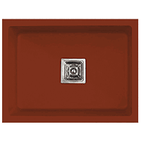 QS-36 Single Bowl Kitchen Sink 24" x 18" x 9" Inch Quartz Brown