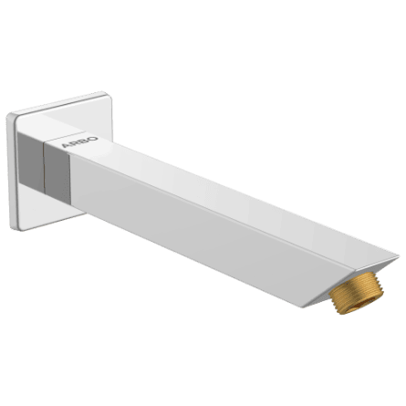 SHA-01 Square Cross Wall Mounted Shower Arm With Wall Flange 9" Inch