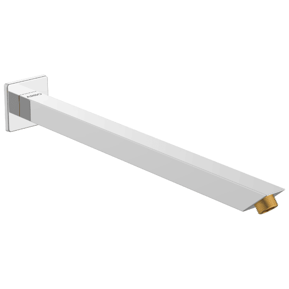 SHA-03 Square Cross Wall Mounted Shower Arm With Wall Flange 15" Inch