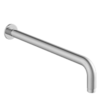 SHA-28 S.S. 304 Round Shape With 90° Bend For Wall Mounted Shower Arm With Wall Flange-18" Inch