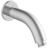 SHA-36 Round Shape With 45° Bend For Wall Mounted Shower Arm With Wall Flange 9" Inch