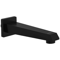 SP-MB-5317 Bath Tub Spout With Wall Flange (Bath Spout Collection) (Matt Black)
