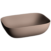 TTB-LW-23541 Lush Brown Apple Thin Rim Table Top Basin 18" x 13" Inch