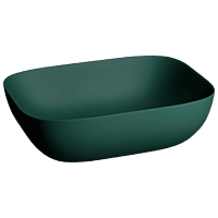 TTB-PG-23541 Peacock Green Apple Thin Rim Table Top Basin 18" x 13" Inch