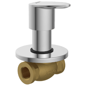 Kia Concealed Stop Cock 15mm Body With Upper Part Set