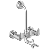 Kia Wall Mixer 3 In 1 With Connecting Legs With Wall Flange