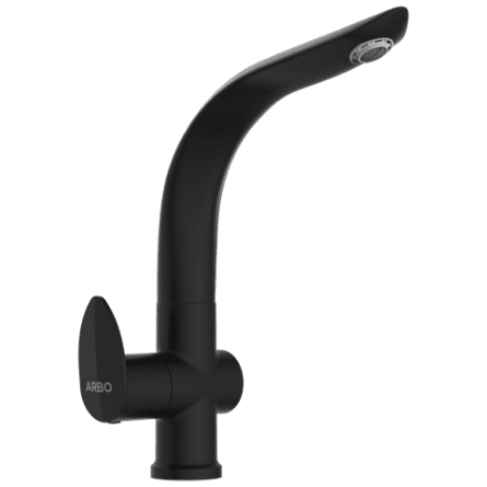 KA-MB-3111 Swan Neck With Swinging Spout (Table Mounted Model) (Matt Black)