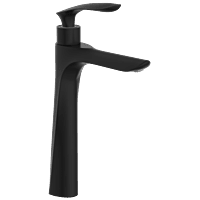 KA-MB-3117 High Neck Pillar Tap (Matt Black)