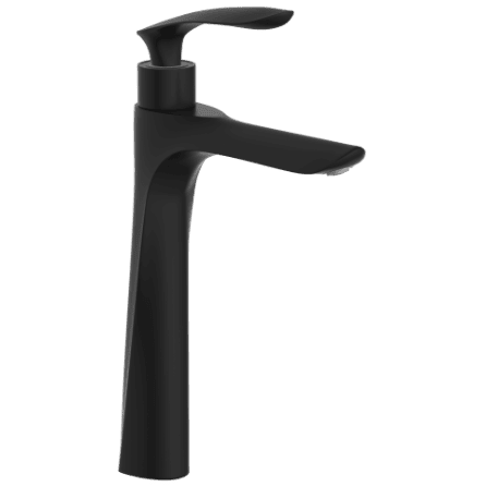 KA-MB-3117 High Neck Pillar Tap (Matt Black)