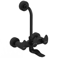 KA-MB-3120 Wall Mixer 2 In 1 With Connecting Legs With Wall Flange (Matt Black)