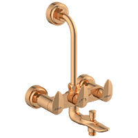KA-RG-3122 Wall Mixer 3 In 1 With Connecting Legs With Wall Flange (Rose Gold)