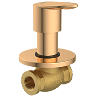 KA-RG-3123 Concealed Stop Cock 15mm Body With Upper Part Set (Rose Gold)