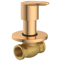 KA-RG-3124 Concealed Stop Cock 20mm Body With Upper Part Set (Rose Gold)