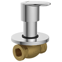 KA-3123 Concealed Stop Cock 15mm Body With Upper Part Set