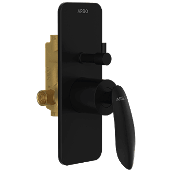 KA-MB-3152 High Flow Diverter Body With Upper Part Set (Matt Black)