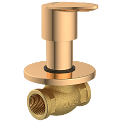 KA-RG-3124 Concealed Stop Cock 20mm Body With Upper Part Set (Rose Gold)