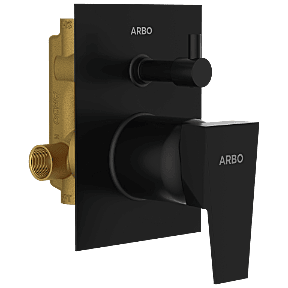 LV-MB-2052 High Flow Diverter Body With Upper Part Set (Matt Black)