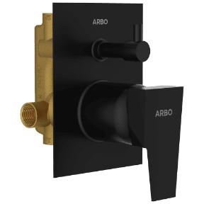 LV-MB-2052 High Flow Diverter Body With Upper Part Set (Matt Black)