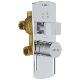 LX-1353 2 Inlet 3 Outlet High Flow Diverter Body With Upper Part Set