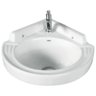WBT-25442 Cosmo Corner Wall Hung Basin 15" x 15" Inch