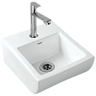 WBT-29441 Inox Wall Hung Basin 10" x 13" Inch