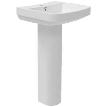 WFP-15741 Neo Wash Basin 18" x 14" With Full Pedestal