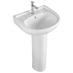 WFP-18731 Prime Wash Basin 21" x 17" With Full Pedestal
