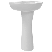 WFP-22742 Apple Wash Basin 20" x 16" With Full Pedestal