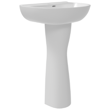 WFP-22742 Apple Wash Basin 20" x 16" With Full Pedestal