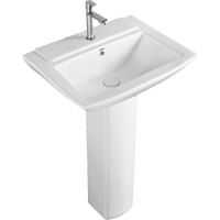 WFP-31731 Kia Wash Basin 23" x 18" With Full Pedestal