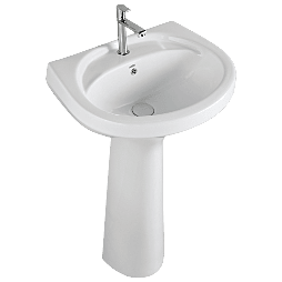WFP-32731 Cosmo Wash Basin 22" x 17" With Full Pedestal